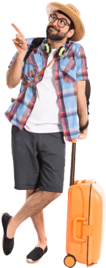 A decorative shape element.