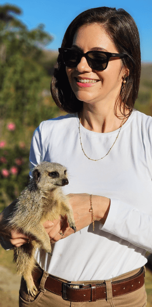 A group of friends enjoying a safari tour.